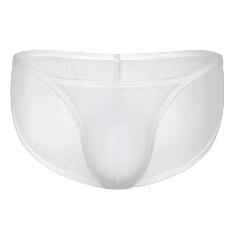 6PCS Sexy Underwear Men Briefs Seamless Low Waist Breathable Male Panties Ice Silk Mesh Ropa Interior Hombre Slip Calzoncillos