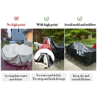 72 Sizes Oxford Cloth Furniture Dustproof Cover For Rattan Table Cube Chair Sofa Waterproof Rain Garden Patio Protective Cover