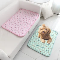dog cats beds sofa mats cushion supplies accessories large medium small pet cooling sensation contact cold kennel ice silk