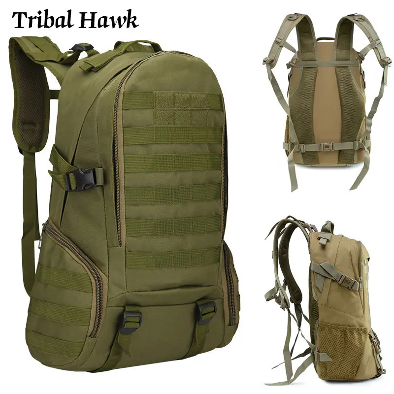 

Tactical Backpack Military Army EDC Molle Bag Men Outdoor Hiking Camping Climbing Water Resistant Camouflage Rucksack