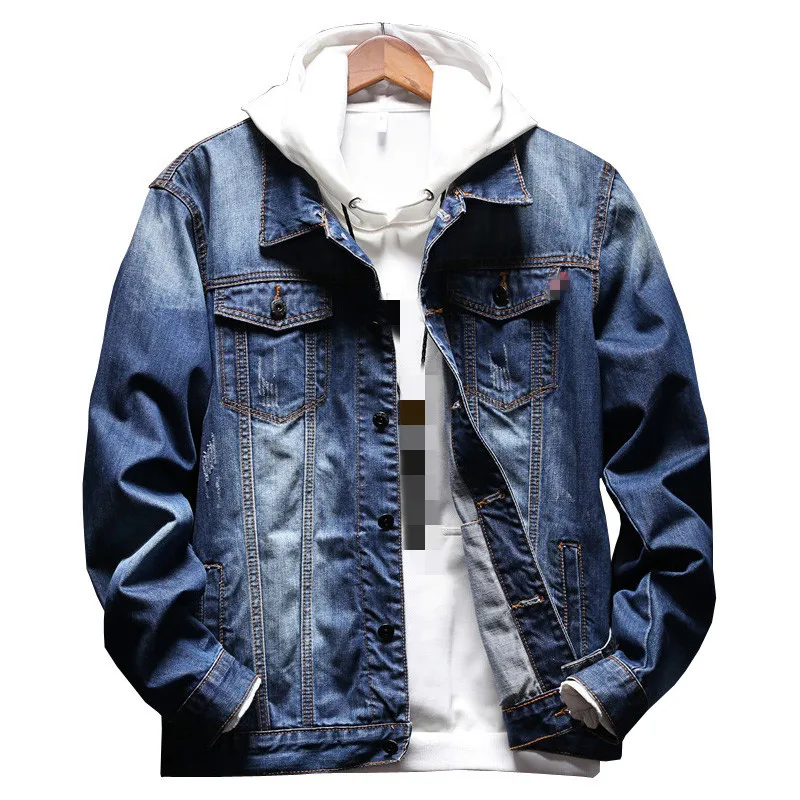 Новинка весна-осень 2020 модная мужская Свободная джинсовая куртка ZC1118 с