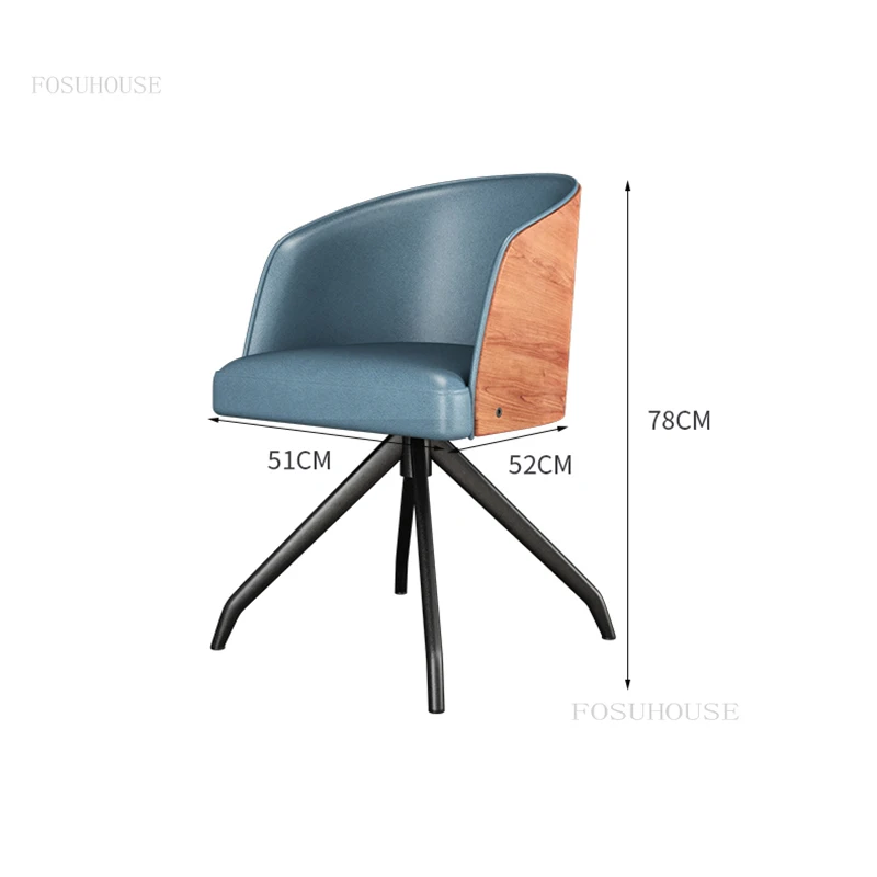 

Nordic Dining Chairs Light Luxury Chair Home Dining Chair Dining Room Furniture Creativity Bedroom Dressing Table Makeup Chair