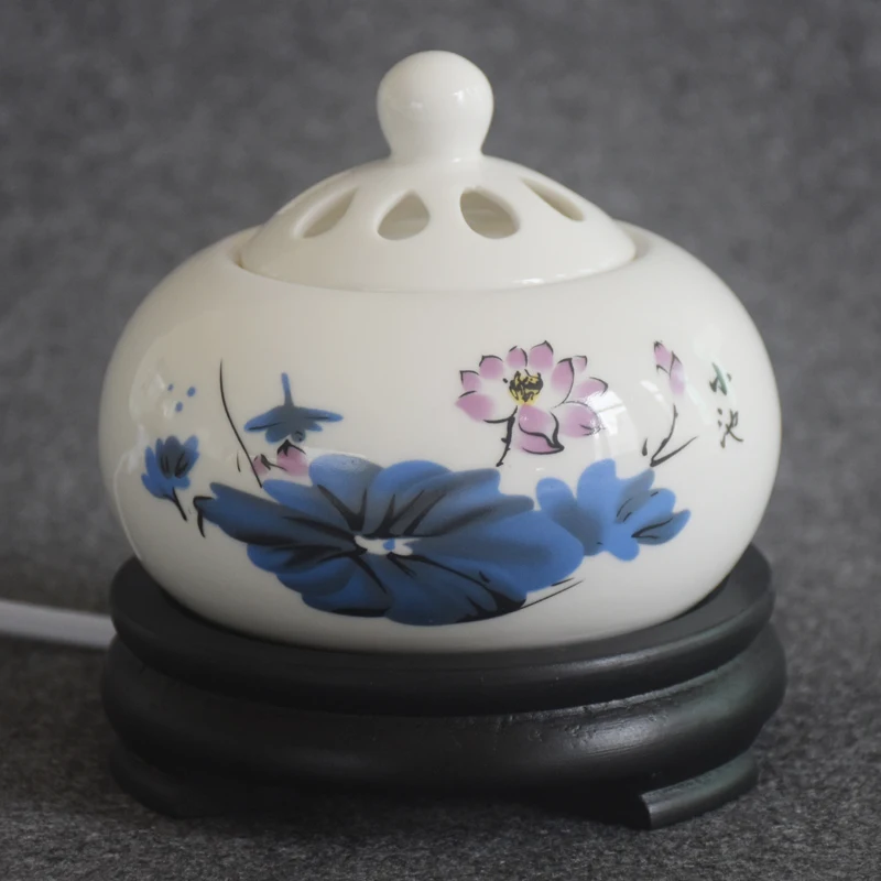 Термостат с таймером 220 В электрическая горелка для эфирных масел ароматизатор