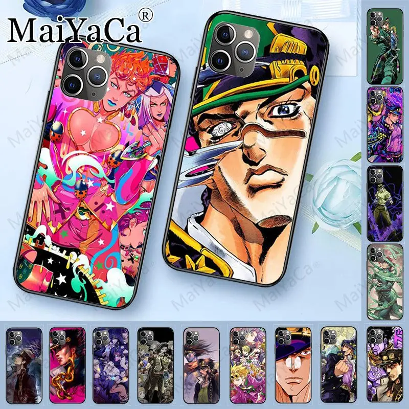Новинка чехлы для телефонов с аниме Невероятные приключения Джоджо чехол iphone 11Pro