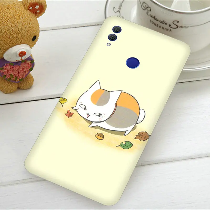Мягкий Силиконовый ТПУ чехол с изображением кошки Nyanko Sensei natove Yuujinchou для Huawei P8 P9 P10