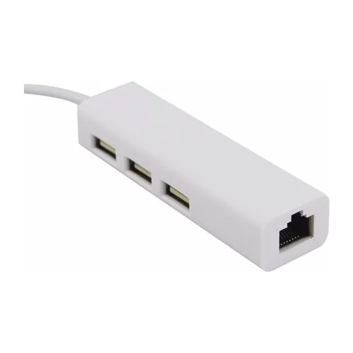 Oem Type-C USB 3.1 To Ethernet Lan Adapter + 3 Port USB 2.0 HUB