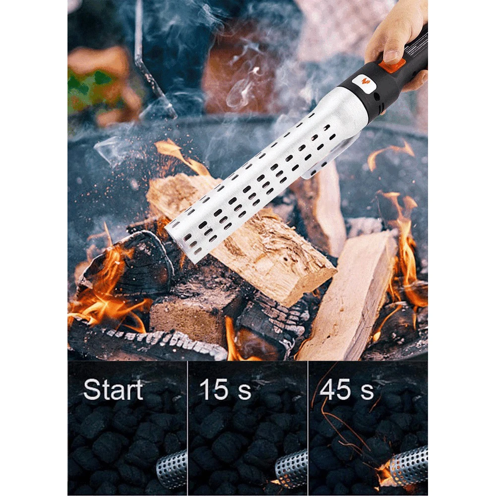 

Safety Barbecue Starter Grill Fire Lighting Tools Carbon Pointer Premium Electric Charcoal Lighter Grill BBQ Tool Accessories
