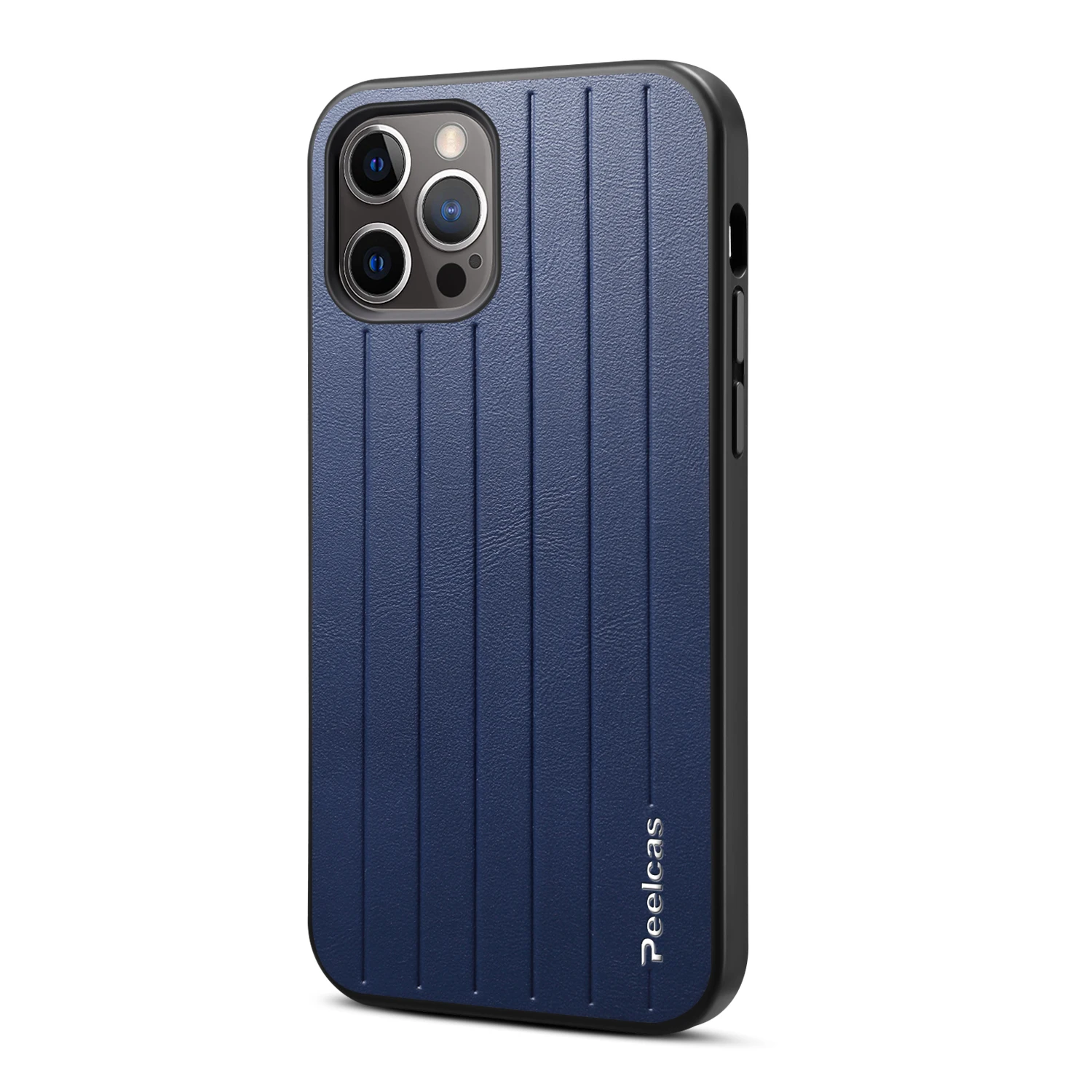 

Luxury Leather Phone Case for iPhone 12 Pro Max Luggage Style Soft Silicone Back Cover for iPhone 12 Mini