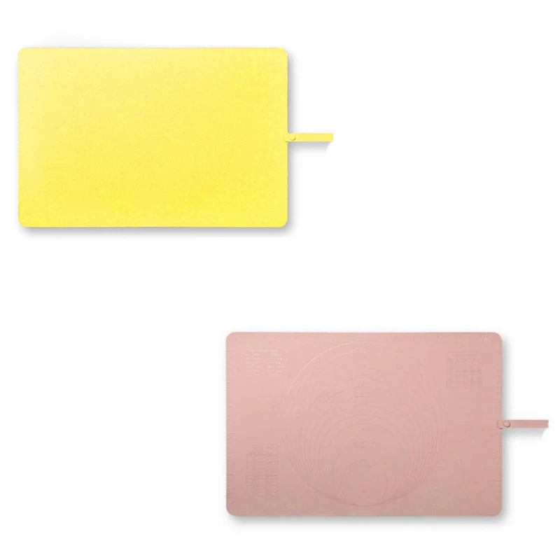 

Thickened Silicone Dough Rolling Mat Non-Stick Pastry Baking Mat Flour Kneading Mat with Scales Baking Tools