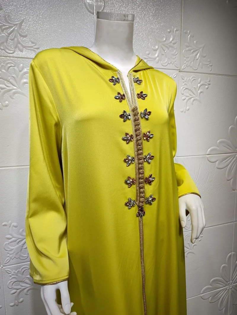 Kaftan Dubai Abaya Arabic Turkey Islam  Muslim Dress Abayas African Dresses For Women Robe Longue Djellaba Femme Caftan Marocain