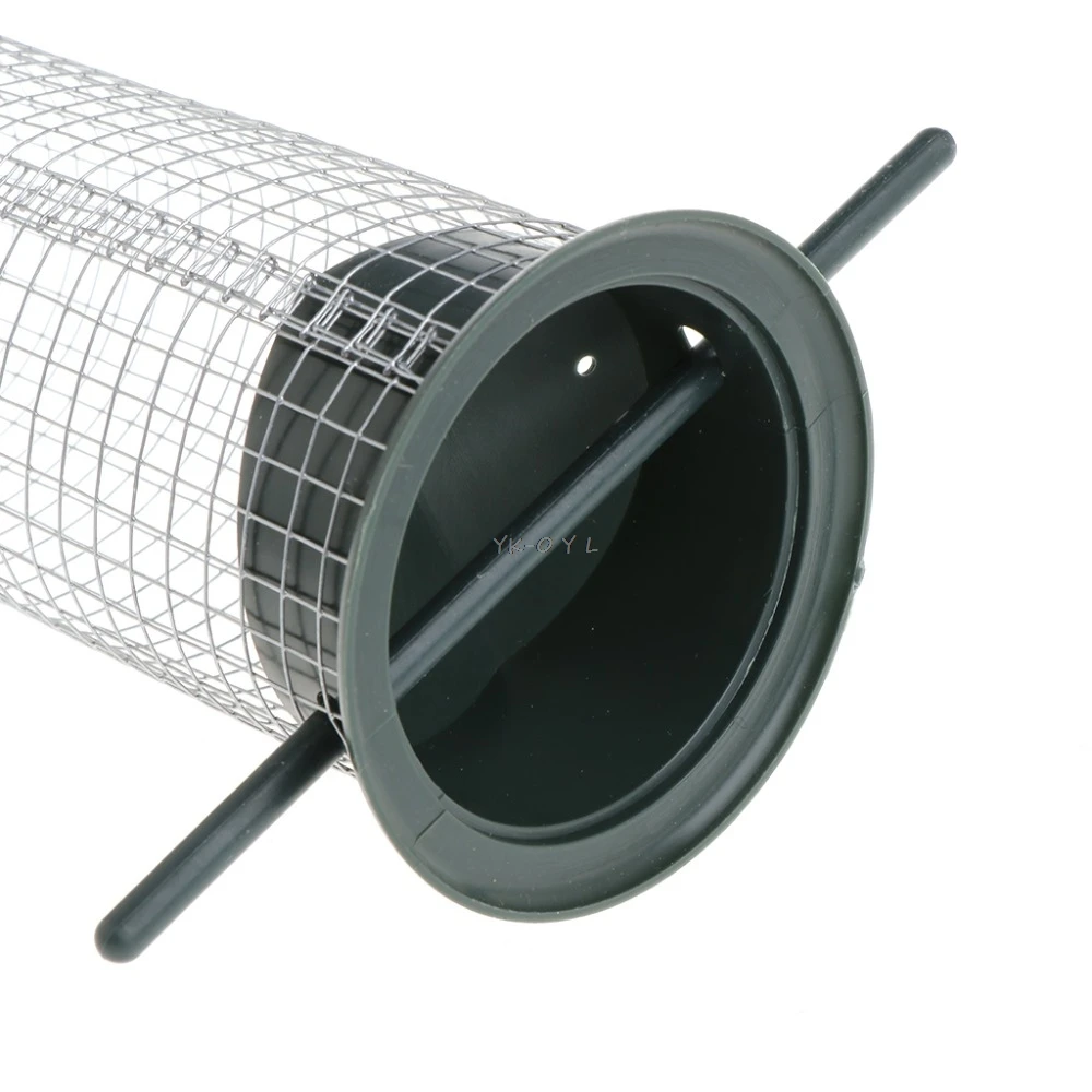

Bird Feeder Outdoor Hanging Mesh Feeding Portable Wild Birds Plastic Supplies Products Park Garden Tree Container
