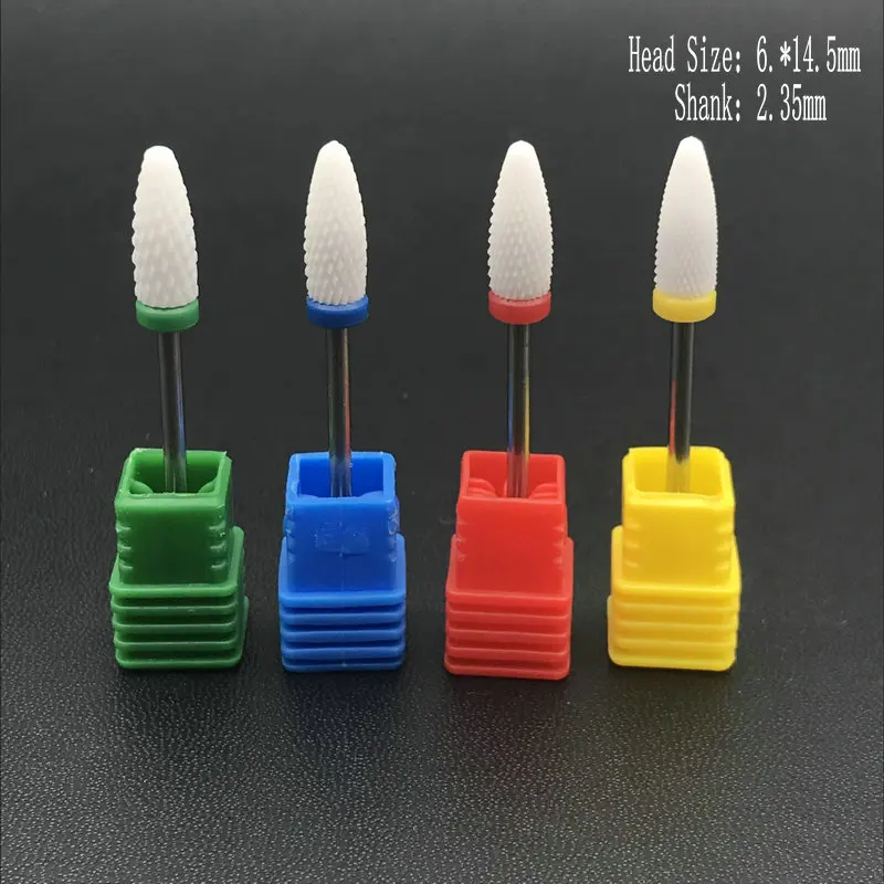 1 шт. белые керамические фрезы для маникюра и педикюра очистки кутикулы|Жидкость