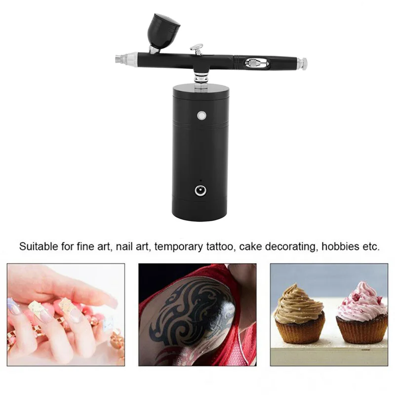 vender Multi-purpose Sem Fio Mini Airbrush Conjunto De Bomba De Pulverizador Pistola Caneta Compressor De Ar Kit Portátil Conjunto De Escova De Ar Arte Pintura Spray Modelo
