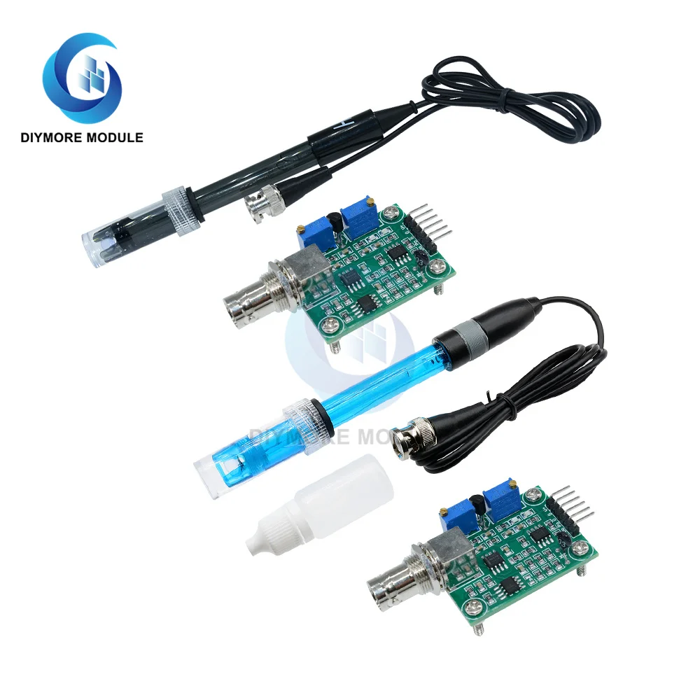 Регулятор PH жидкости 0-14 модуль датчика контрольный измеритель тестер + BNC