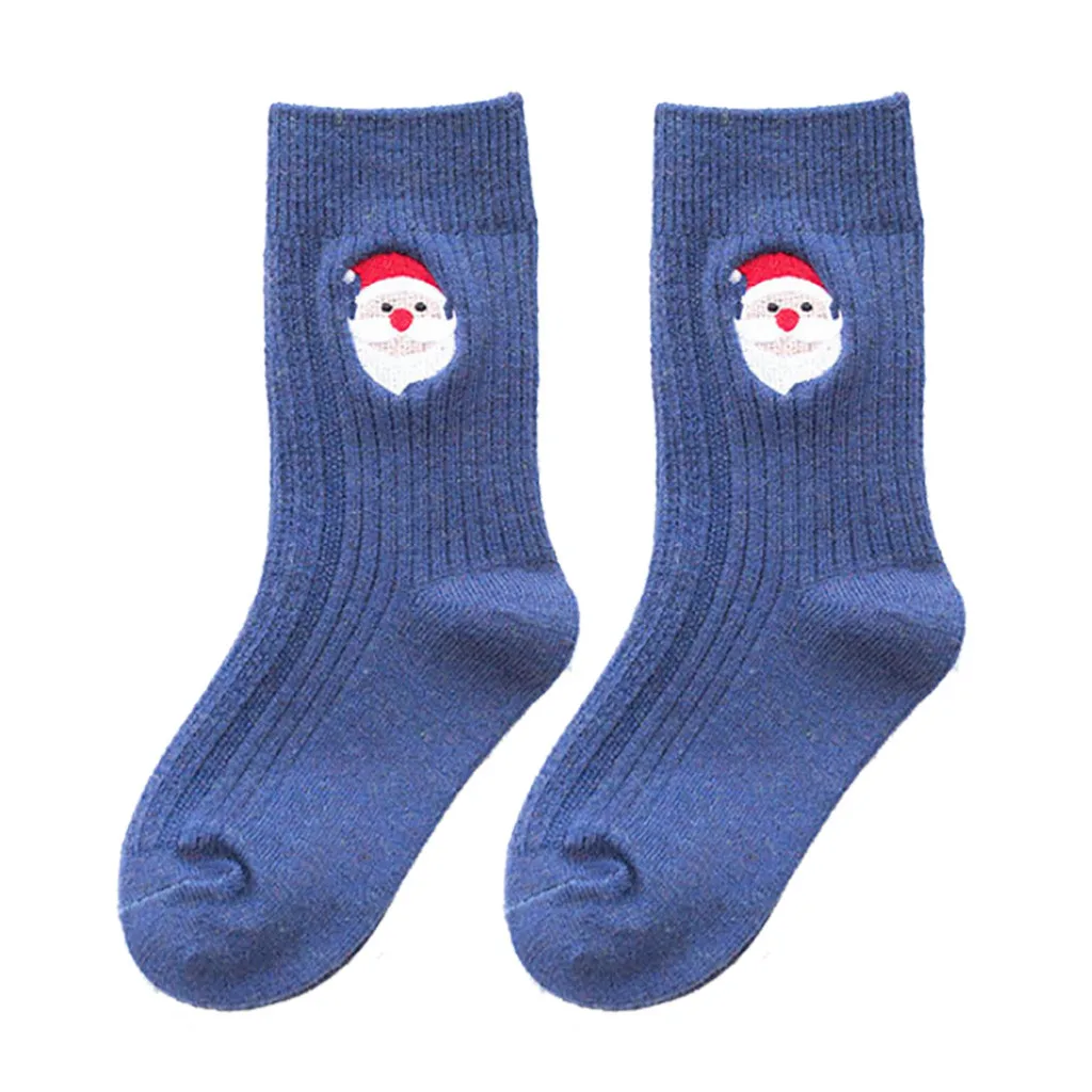 Skarpetki/модные рождественские вязаные хлопковые детские носки с принтом для