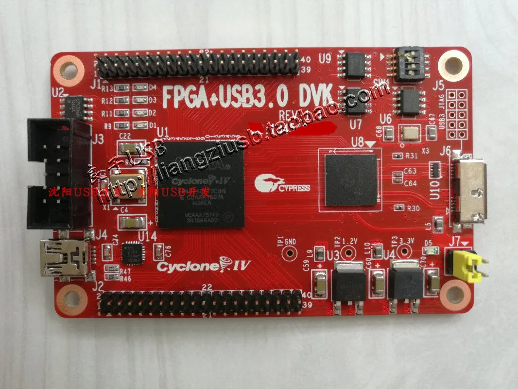 Макетная плата USB макетная USB3.0 FPGA + Cyusb3014 плата|Датчик ABS| |