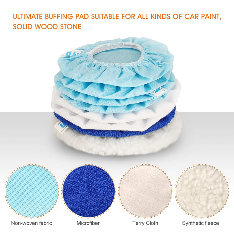 Баферные накладки SPTA для полировки капота шапочка из микрофибры накладок