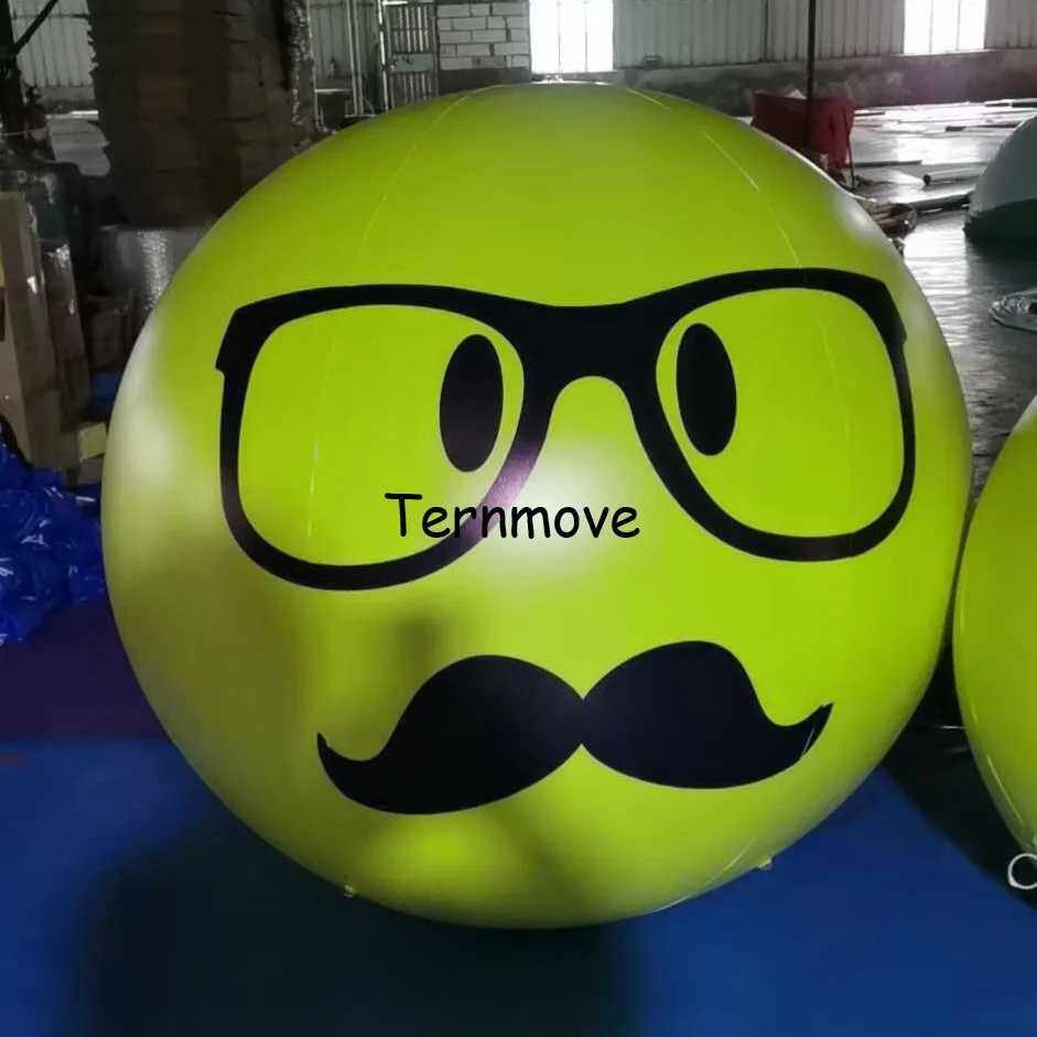 Надувной воздушный шар с улыбающимся лицом из ПВХ сделай сам логотип фотопечать
