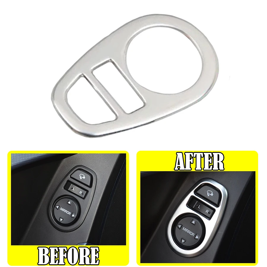 Подлокотник для двери Wooeight Матовый хромированный с кнопкой регулировки зеркала