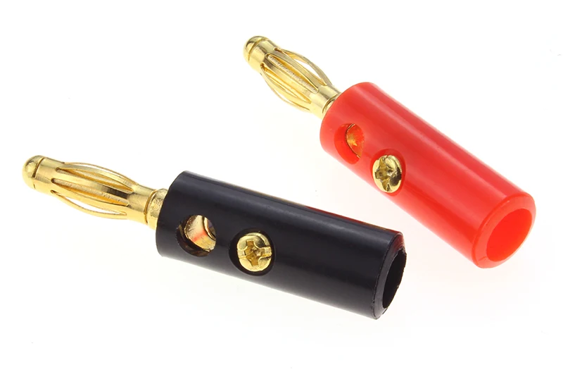 10 шт. фиксированная головка типа фонарь/банан динамик винт 4 мм аудио разъем для