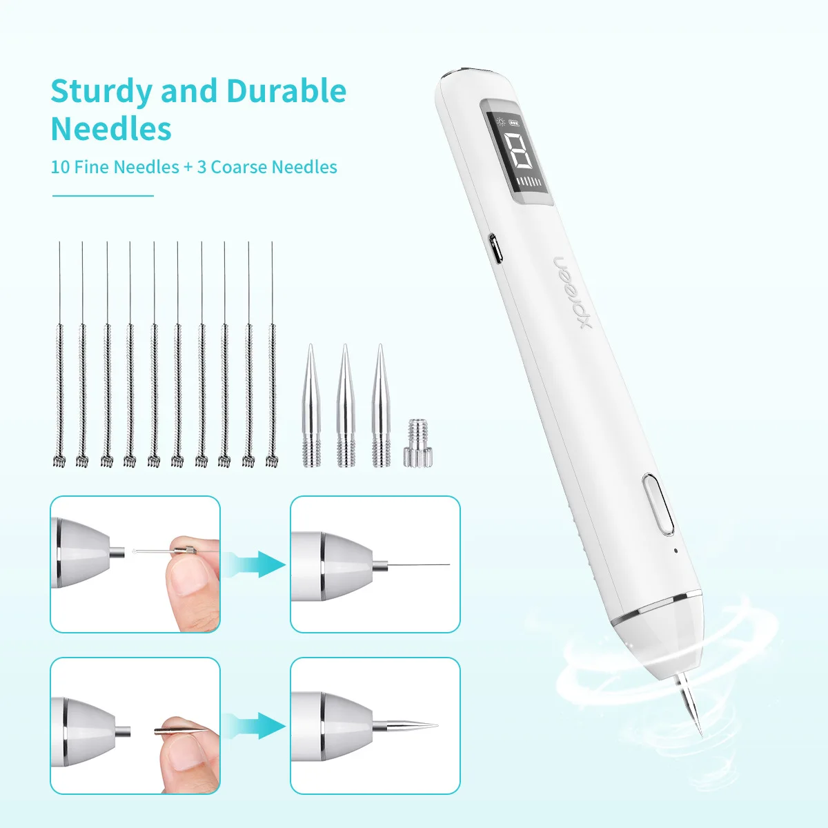

Facial Beauty Spot Removing Mole Pen Spot Sweeping Machine Mini Home Laser Beauty Instrument Taking Acne Removal Needle Device