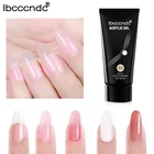 9 цветов 15 г лак для ногтей акриловый твердый поли розовый, белый, прозрачный УФ светодиодный Гель-лак для ногтей