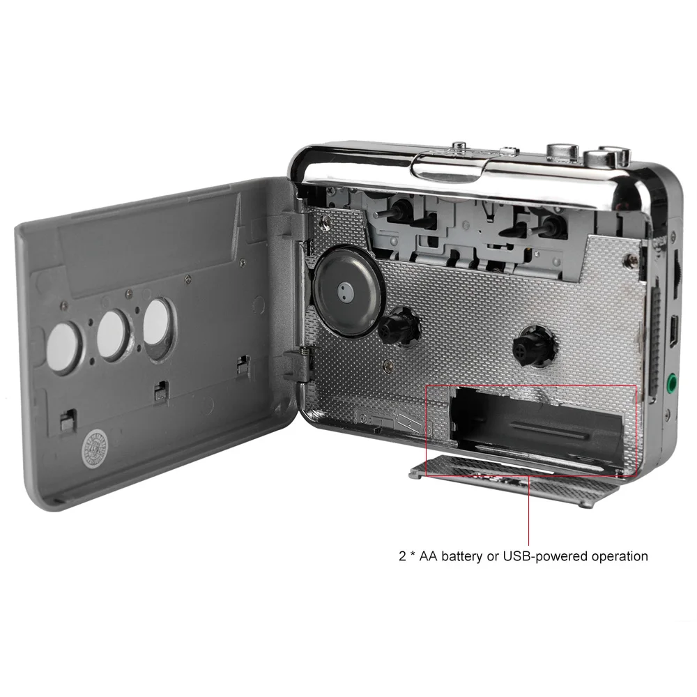 Ezcap 218B USB аудио Захват старая Кассетная лента конвертер в MP3 формат CD плеер