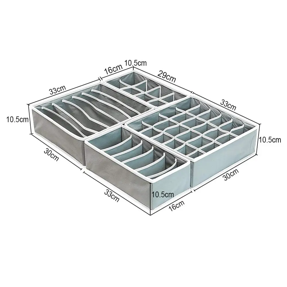 4 шт./компл. одежда нижнее белье органайзер разделитель ящиков organizador cajones посуда