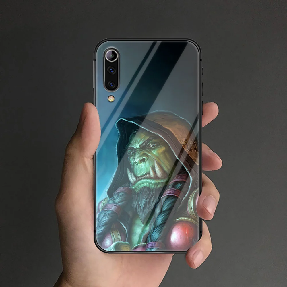

Warcraft WOW Phone Tempered Glass Case Cover For Xiaomi Mi A3 Max3 Note 9 10 I T Pro Lite Ultra Painting Prime Hoesjes