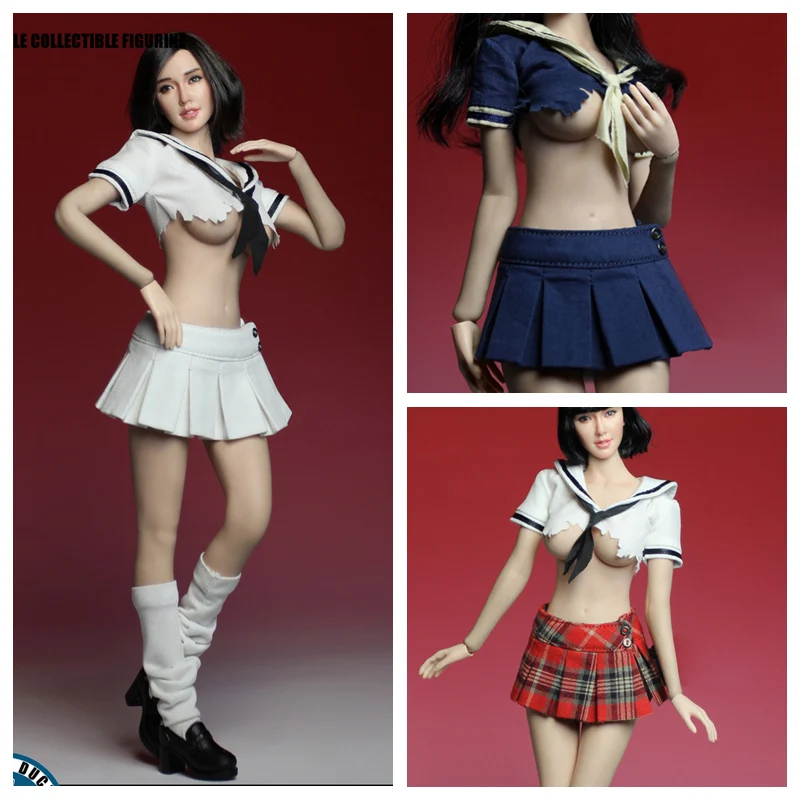 1/6 фигурки, одежда, аксессуары, Студенческая одежда с обувью для куклы 12 дюймов, подходит для бесшовного тела, без головы и тела B0179