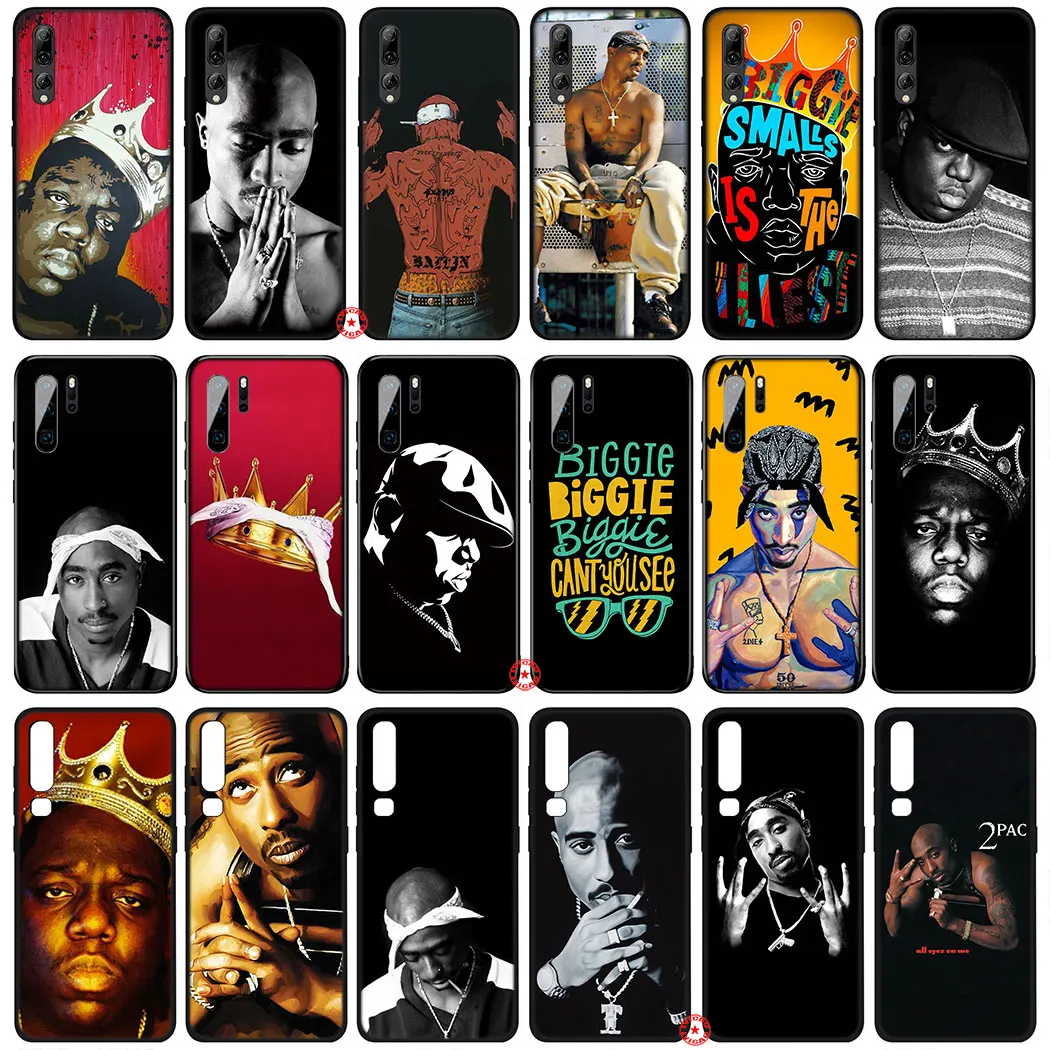 Y2 2Pac Tupac B.I.G Biggie хип-хоп Мягкий силиконовый чехол для телефона Huawei P Smart Plus Z P40 Pro Max P30