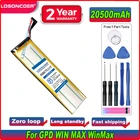 Аккумулятор LOSONCOER 20500 мАч 4545165-3S для GPD WIN MAX WinMax, аккумуляторы для портативных игровых плееров и ноутбуков