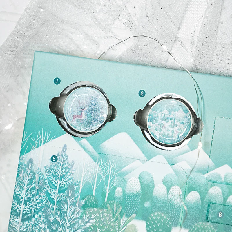 Kawaii канцелярские принадлежности с рождественской тематикой Набор декоративных