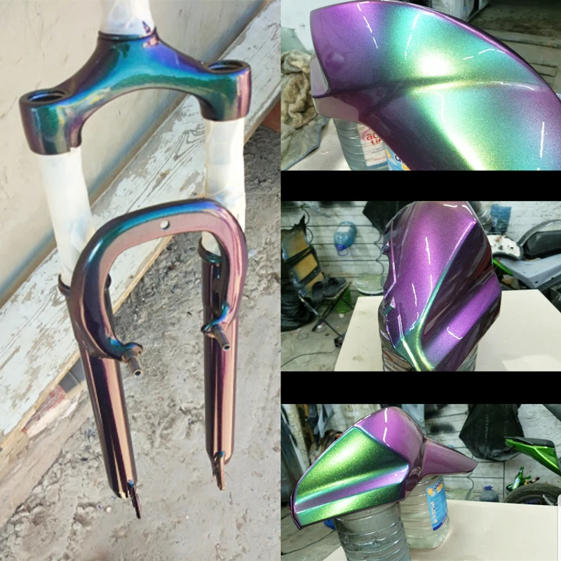 Пигменты хамелеоны акриловые порошковые краски краска для покрытия автомобилей