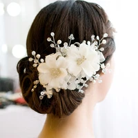 wedding bride headpiece stunning crystal pearls beading bridal hats hair accessories with comb ceinture mariage