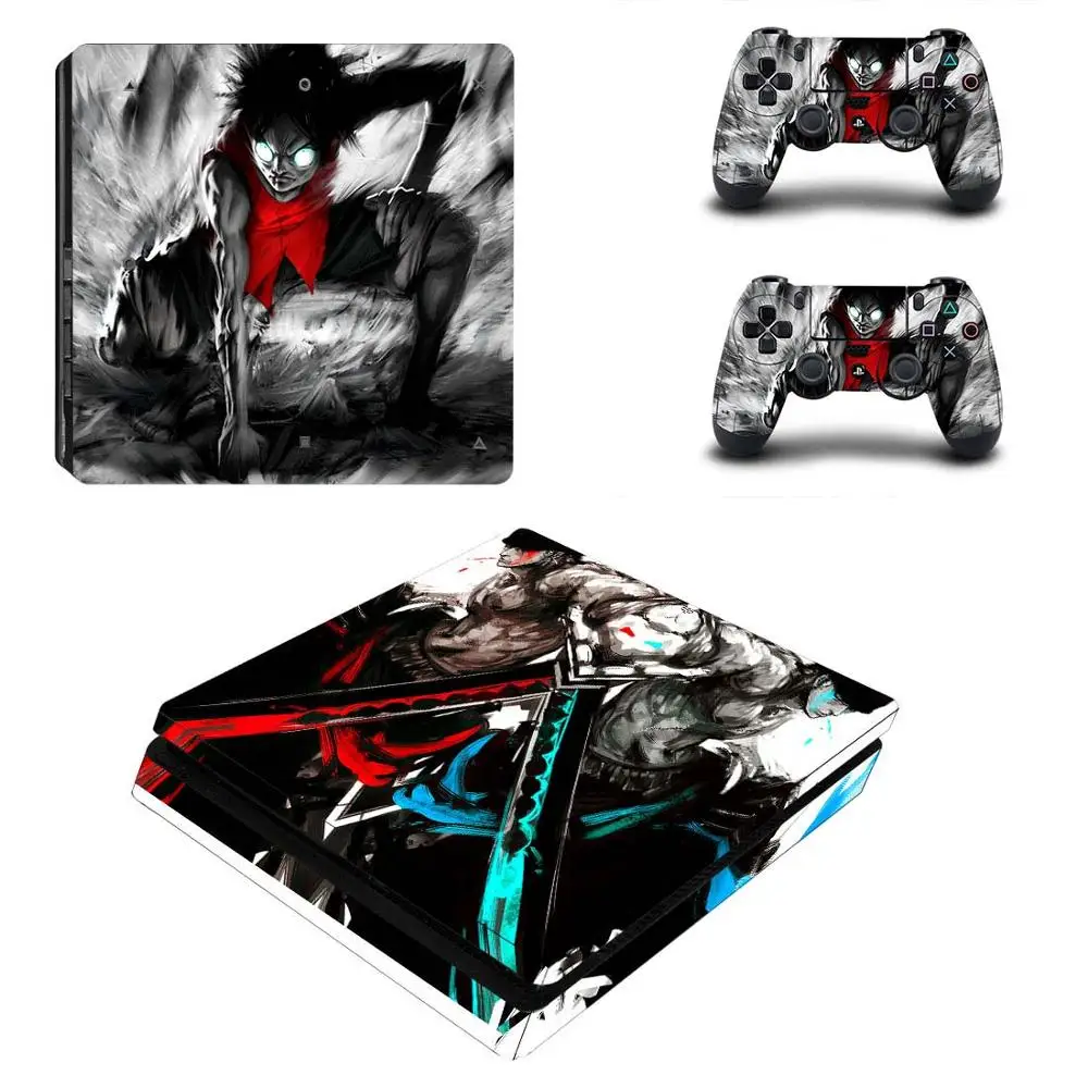 Одна штука полное покрытие лицевые панели PS4 тонкий стикер кожи наклейка винил