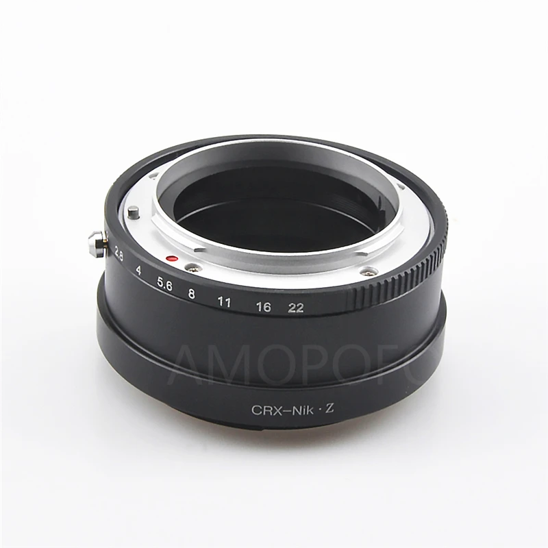 

Адаптер для объектива CRX на Nikon Z, совместим с линзами с байонетом contact Rex Для беззеркальных камер Nikon Z Z50 Z6 Z7