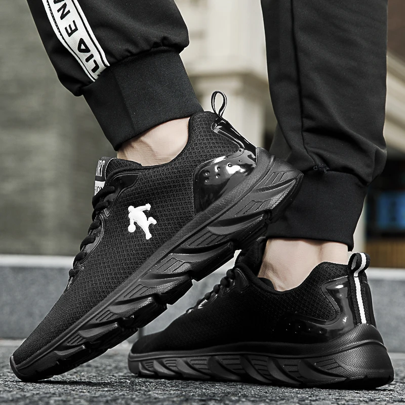 Для мужчин Брендовая обувь для бега Кроссовки суперзвезды с мягкая на толстой