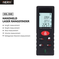 yieryi laser digital distance meter handheld rangefinder high precision range finder area volume measurer level d406080100