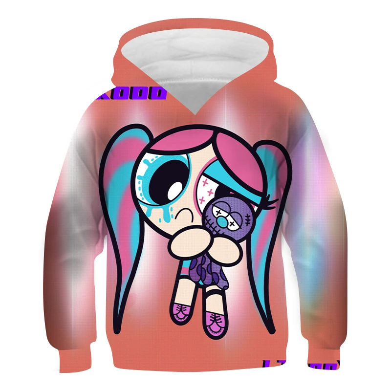 

2021 New Kawaii Buttercup Powerpuff Sweatshirts Girls Fashion Funny Hombre Tops Moletom Cute Cartoon Powerpuff Hoodie For Woman