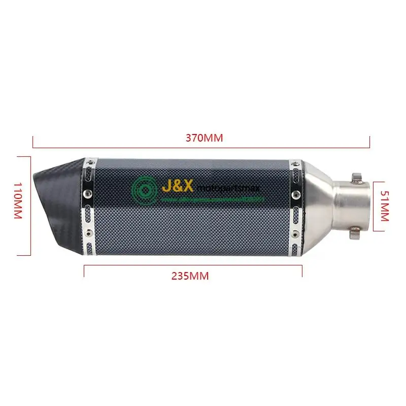 

Motorcycle Exhaust Muffler Escape Db Killer Slip-On For Honda CB1300 CB 1300 Pipe 2003 To 2015 Exhaust