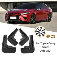 4pcs black car fender mud flaps tire fender for toyota camry sport 2018 2019 2020 2021 splash guards car styling accessories