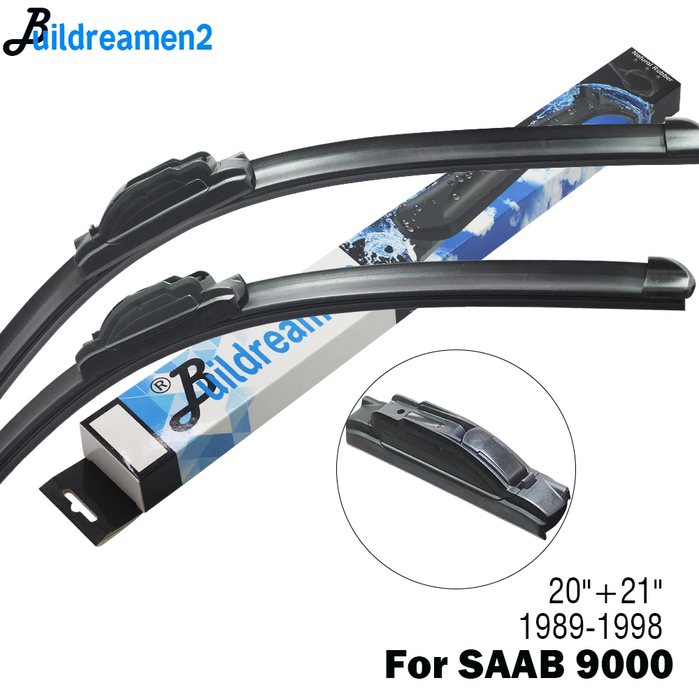Buildreamen2 автомобильные аксессуары резиновая щетка стеклоочистителя для SAAB 9000