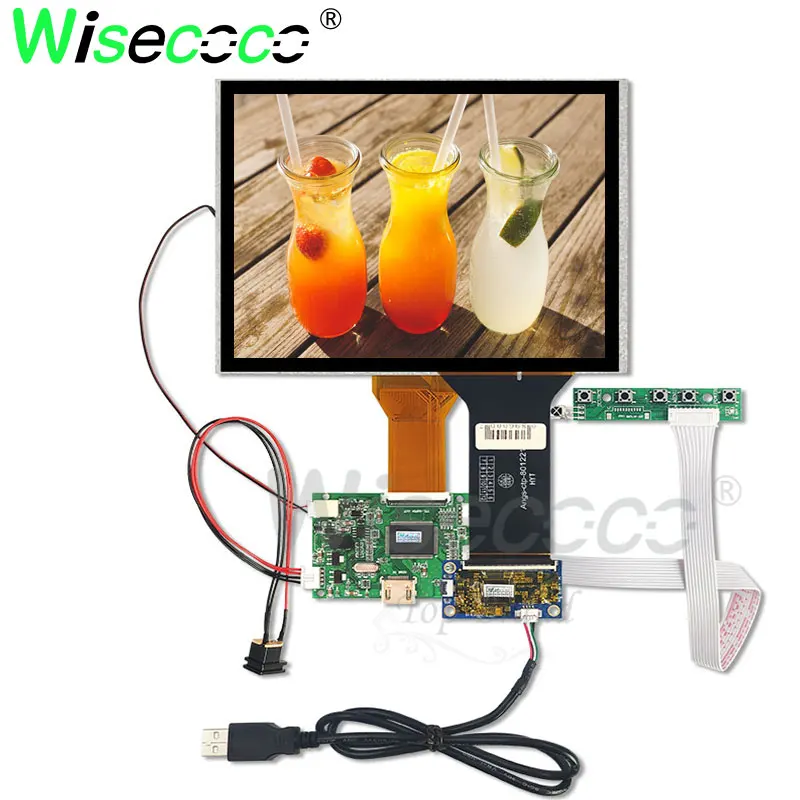 800x600 8 дюймов экран сенсорная панель с ttl 50pin драйвер платы для raspberry pi|ЖК-экраны и