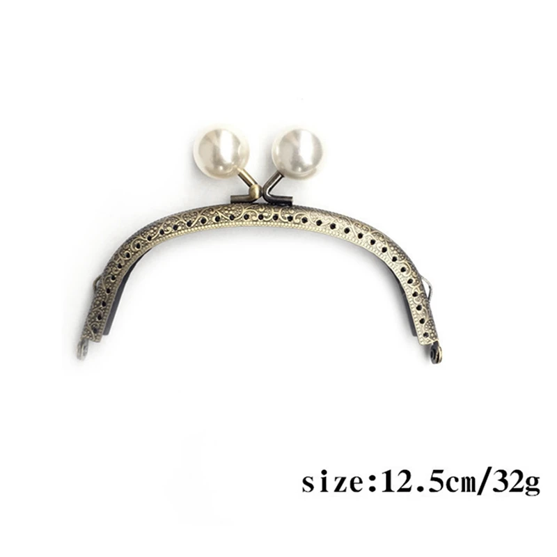 

Classical Pattern Gold 8.5/12.5/16.5/20.5cm Curved Pearl Mouth Gold Fittings