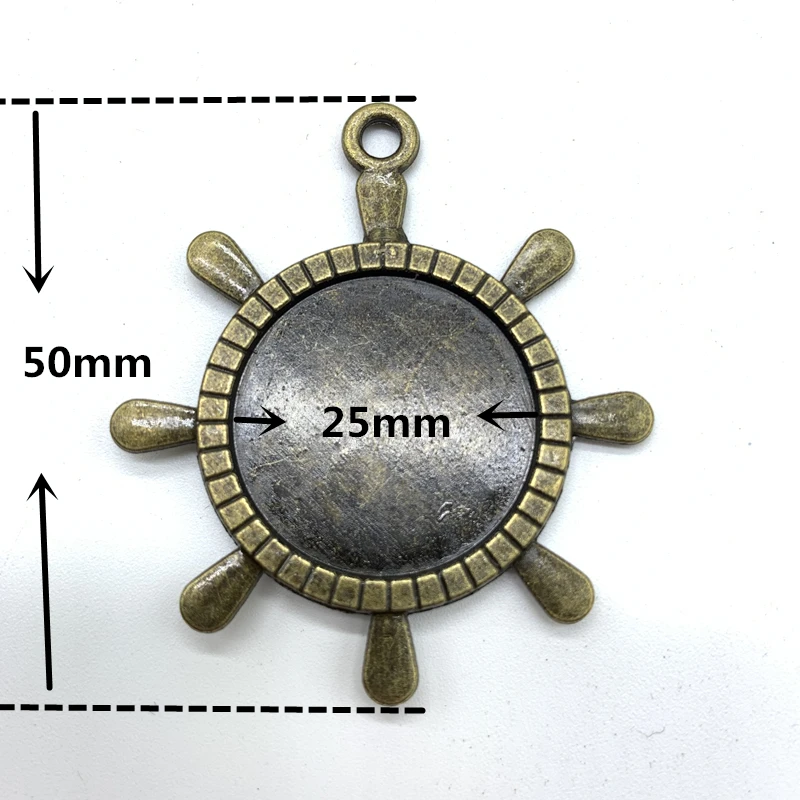 Настройки кабошона из сплава 2 шт. 25 мм стеклянный кабошон металлическая основа
