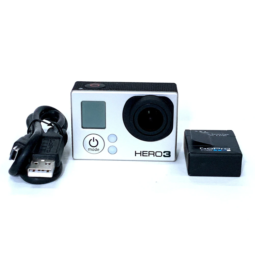 Оригинальная камера 4K Ultra HD для экшн-камеры GoPro HERO 3 hero black Edition с аккумулятором и