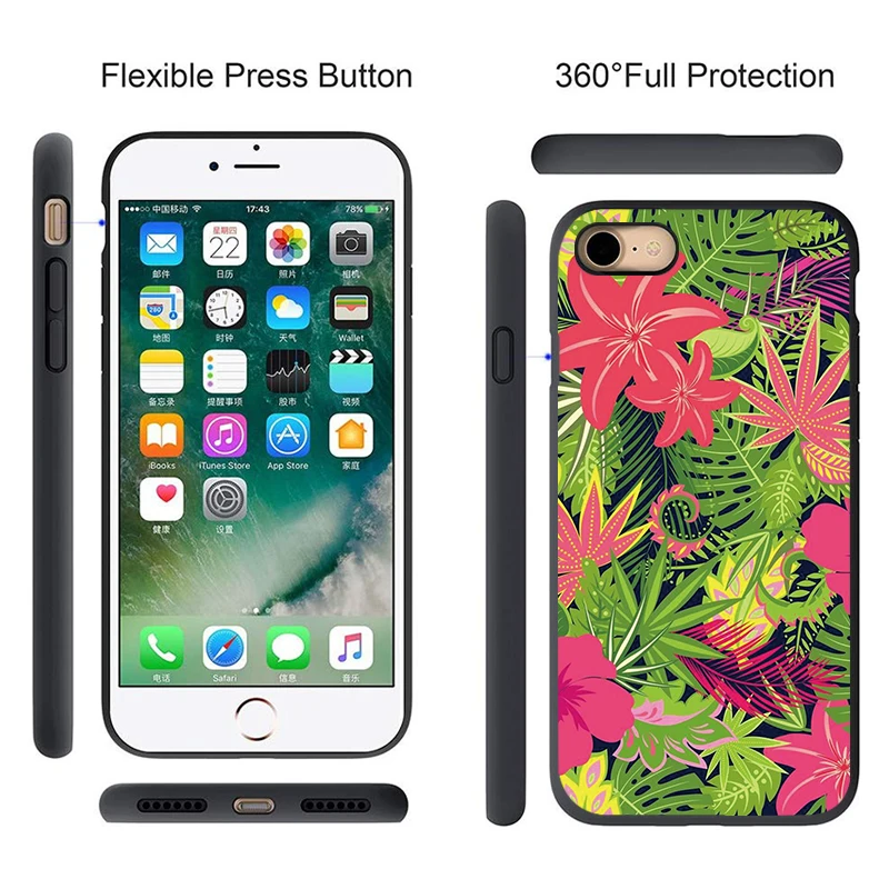 Matte Silicone Soft TPU Cover case for Huawei P8 lite 2017 P9 P10 P20 Lite Pro mini 10 20 p20pro 2019 cases leaf retro | Мобильные