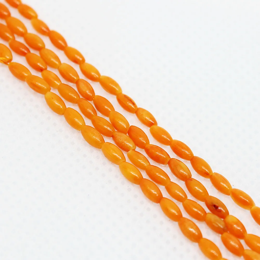 Искусственные Бусины 2x4 мм коралловые бусины овальной формы 5 цветов на выбор