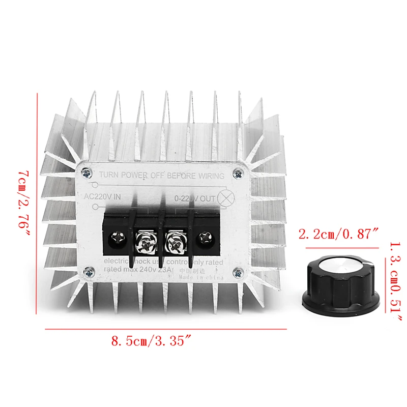 Высокая Мощность AC 220V 5000W регулятор SCR Электронный Напряжение